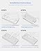 iPhone 6 (4.7 Inch Only) Screen Protector, Front+Back Mirror Tempered Glass Film Screen Protector Cover for iPhone 6 4.7 Inch [2-Pack][Crystal Clear]-Black