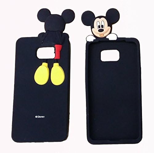 S7 Edge Case,Galaxy S7 Edge Minnie Mickey Case,Tribe-Tiger Cartoon Smile Minnie Mickey Silicon Gel Rubber Case Cover Skin for Samsung Galaxy S7 Edge(Smile Mickey)