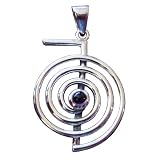 Sterling Silver Amethyst Cho Ku Rei Pendant Reiki Pendant Jewelry