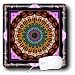 mimulux Psychedellic Art - MANDALA zen InnerBalance harmony gold yellow orange purple blue glowing chakra meditation - Mouse Pads