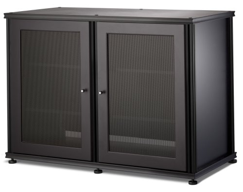 Salamander Synergy 323 Four-Shelved A/V Cabinet (Black/Black)