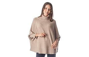 Conte of Cashmere Poncho (Beige)