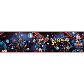Superman Peel and Stick Wallborder - 180x5"