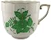 Search : Herend Green Chinese Bouquet Mocha Cup 7072AV