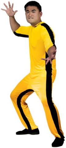 Game of Death Kill Bill Bruce Lee Jumpsuit Costume (Large)