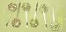 All Imported Set of Six Crystals Rhinestones Hairclip for Women and Teens
