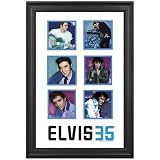 Elvis Presley Hollywood Years Licensed Collectible - Black Wood-framed Art