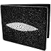 Stingray Wallets - Stingray Leather Slim Bi-Fold Wallet in Black