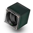 Swiss Kubik Single Watch Winder - Green Calf Leather