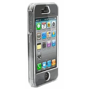 Clear Transparent Snap-On Cover Hard Case Cell Phone Protector for Apple Iphone 4G