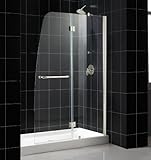 Dreamline SHDR-3148726-04 Aqua Shower Door Clear Glass, Brushed Nickel
