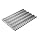 Focus Foodservice Commercial Bakeware 5 Count 26-Inch Perforated Baguette Pan