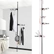 Songmics Portant � v�tements sur P�le simple ajustable en hauteur (T�lescopique) LLR005