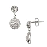 FOJO's 10K Gold Vintage Drop Diamond Earrings (.25 ct. tw.)