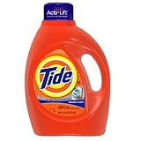 Tide HE 2x Concentrated Liquid Detergent, Original Scent with Actilift, 100-Ounce Bottles