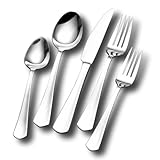 Wallace Cuisinart Sienna 53-Piece Stainless-Steel Flatware Set, Service for 8