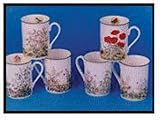 Dandyline China Mugs Straight Hedgerow