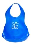 The Pelican Bib - The Original Molded Pocket Bib- Made in USA - 100% Non-Toxic - Blue