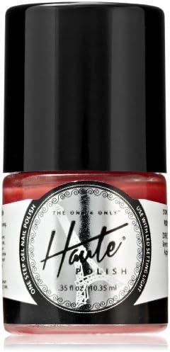 Haute Polish One Step Gel Nail Polish, Vampire, 0.35 Fluid Ounce