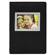Deluxe Leather Metal Window Photo Albums 2pk