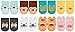 LUXEHOME (YR1604) Anti-Slip Grip Soles Cozy Cartoon Baby Socks,8 Pairs per Pack