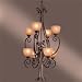 Minka Caspian Golden Bronze Chandelier (Foyer) 730-355