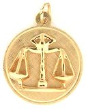 Libra, 14K Gold Charm
