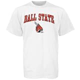 Ball State Cardinals White Bare Essentials T-shirt