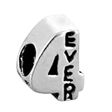 Avedon Polished Sterling Silver Forever Slide Charm