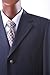 Men's Super 110's Navy 100% Virgin Wool Super Straited Blazer