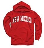 New Mexico Lobos Red Arch Hooded Sweatshirt