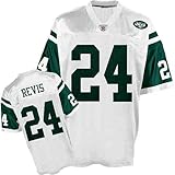 New York Jets 24 Darrelle Revis White NFL Jerseys Authentic Football Jersey Size 48-56