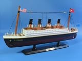 Titanic 14 Wood Replica Cruise Ship Model Not a Model Kit