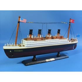 Titanic 14 Wood Replica Cruise Ship Model Not a Model Kit by Handcrafted Model Ships