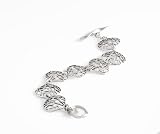 Sterling Silver Bracelet with Delicate Organic Shapes From the Life Collection By Mauricio Serrrano Jewelry