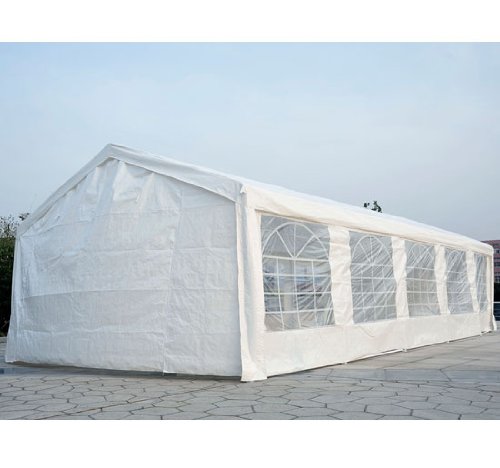 32' x 16' Heavy Duty Outdoor Party Tent / Carport - White