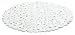 Spirella 10.09683 Riverstone Duscheinlagerund 57 cm, white