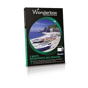 WONDERBOX - Coffret cadeaux - D�couverte des r�gions - 2 nuits - Guide Vert MICHELIN
