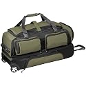 Eddie Bauer&reg; Timberwood Drop Bottom Rolling Duffel Bag - Palm Green