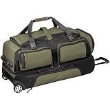 Eddie Bauer® Timberwood Drop Bottom Rolling Duffel Bag - Palm Green