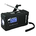 Ambient Weather WR-335 ADVENTURER2 Emergency Solar Hand Crank AM/FM/SW/WB Weather Alert Radio, Flashlight, Siren, Smart Phone Charger