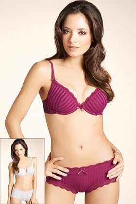 2 Pack - Per Una Essentials Ribbon Stripe Padded Bras 2 Pack - Per Una Essentials Ribbon Stripe Padded Bras