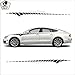 Vicky Decor Car Sticker Side CRS052 Full Body Vinyl Car Decal Size: 60inch X 5 Inch Car Graphics Fits All Cars Easy to Apply 8 Colors Available RS.999.00