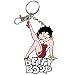 Newly Licensed Betty Boop Leg Kick Rhinestones Keychain