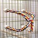 Aspen Pet Booda Comfy Perch Multicolor 25in Cross Large Bird Toy