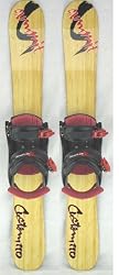 Summit Custom 110cm Skiboards Snowblades w. Snowboard Bindings 2012