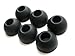 6 Medium (M-mch) Soft Comfort Replacement Earbuds Eartips Eargels for Motorola S-11 HD and S-11 Flex HD Bluetooth Wireless Stereo Headsets