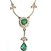 Luxury 9K Yellow Gold Vintage Style Emerald & title=
