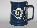 ST. LOUIS RAMS 26 oz. Team Logo Sculpted COFFEE MEGA MUG