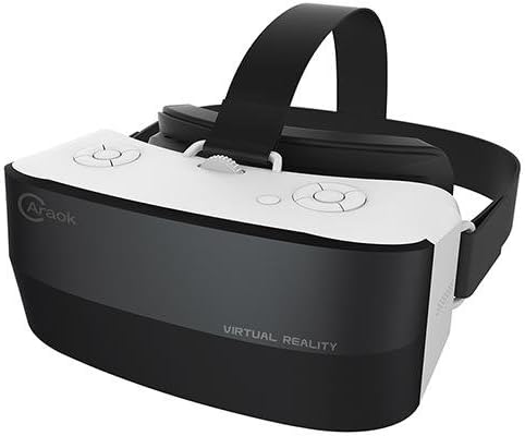 Caraok Halloween Present All-in-one Machine Virtual Reality Headset 3D Glasses 720p 5.5 Inch Sharp IPS Display 1G Ram 8GB Available WiFi Bluetooth 4.0 USB Port TF Card Slot US Plug